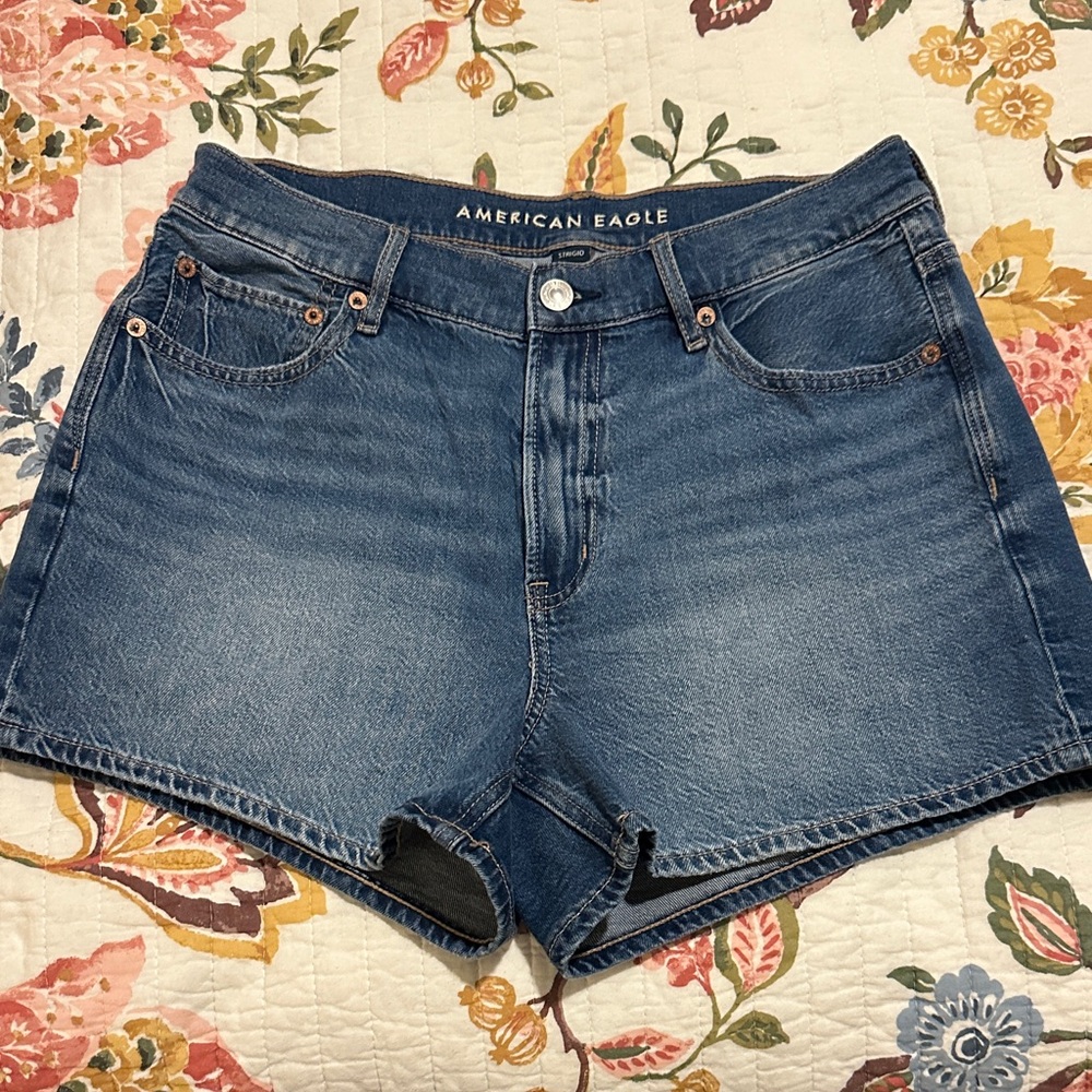 American Eagle Outfitters Women's Classic Blue Jean Shorts